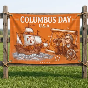 Columbus Day Banner
