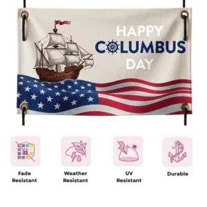 Columbus Day Banner