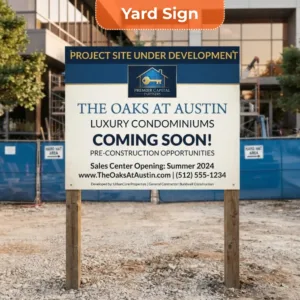 Coming Soon Sign