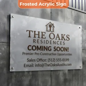 Coming Soon Sign