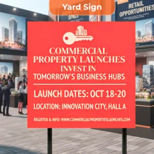 Commercial property launches Sign
