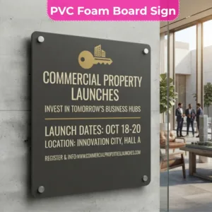 Commercial property launches Sign
