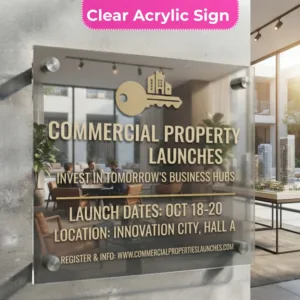 Commercial property launches Sign