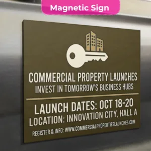 Commercial property launches Sign
