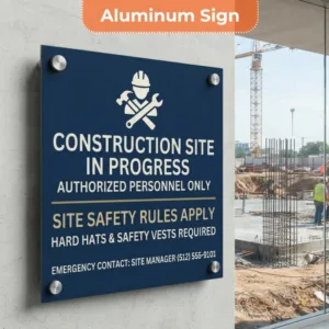 Construction Site Sign