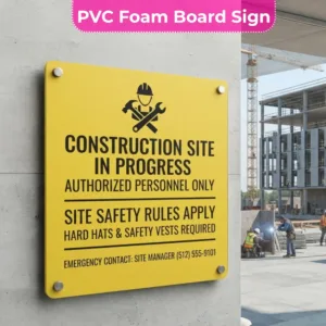 Construction Site Sign