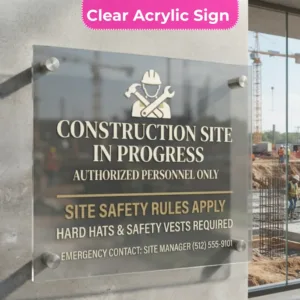 Construction Site Sign