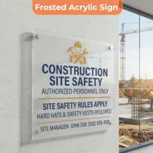 Construction Site Sign