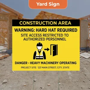 Construction Warning Signs