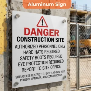 Construction Warning Signs