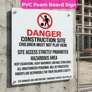 Construction Warning Signs