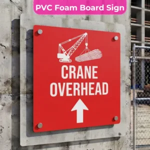 Crane and Lifting Operation Signs