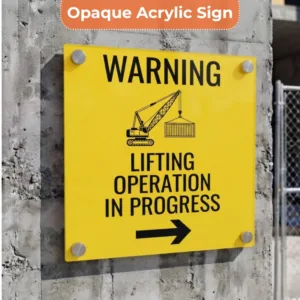 Crane and Lifting Operation Signs