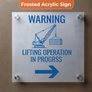 Crane and Lifting Operation Signs