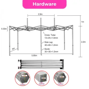 Custom Canopy Tent 20 x 10
