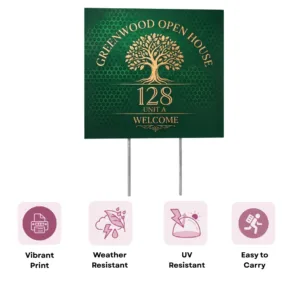 Custom High Reflective Yard Sign
