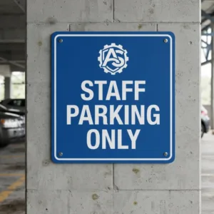 Custom Parking Sign