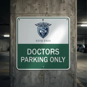 Custom Reflective Parking Sign