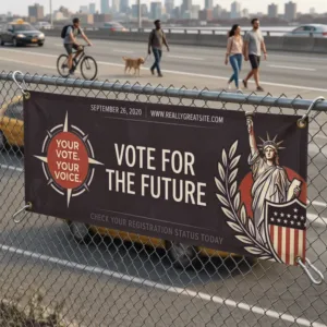 Election banner