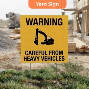Equipment and Vehicle Signs