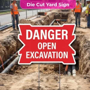 Excavation and Trenching Signs
