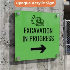 Excavation and Trenching Signs