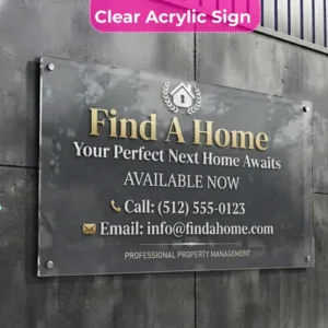 Find A Home Sign
