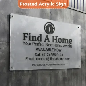 Find A Home Sign
