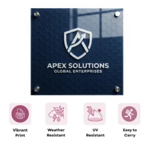 High Reflective Acrylic Sign