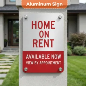 Home For Rent Sign