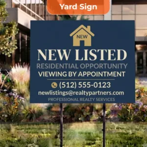 New Listed Sign