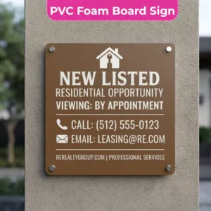New Listed Sign
