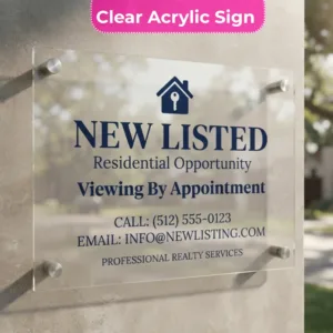 New Listed Sign