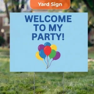 Party Sign