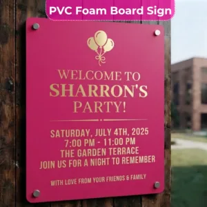 Party Sign