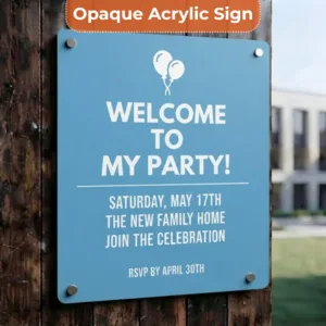 Party Sign