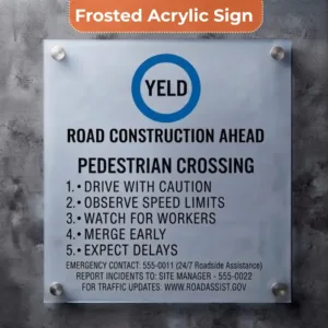 Pedestrian Safety Signs