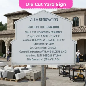 Project Information Signs