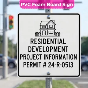 Project Information Signs