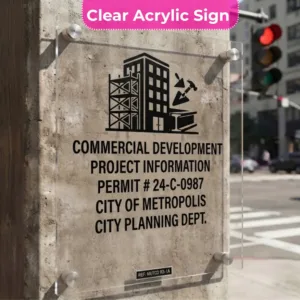 Project Information Signs