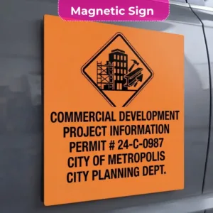 Project Information Signs