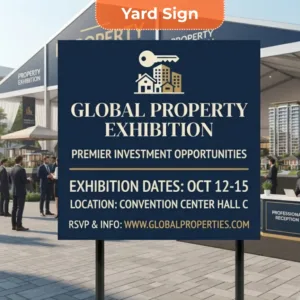 Property Exhibition Sign