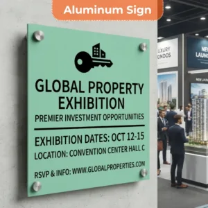 Property Exhibition Sign