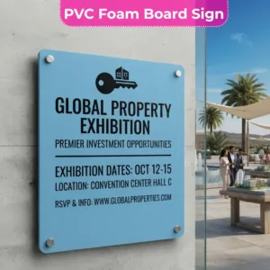 Property Exhibition Sign