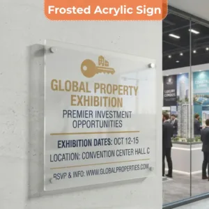 Property Exhibition Sign