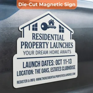 Residential property launches Sign