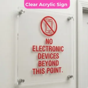 Restricted Area Signs