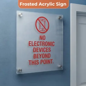 Restricted Area Signs
