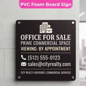 Sales Office Sign