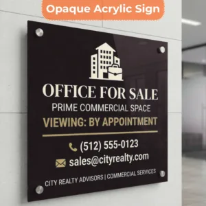 Sales Office Sign